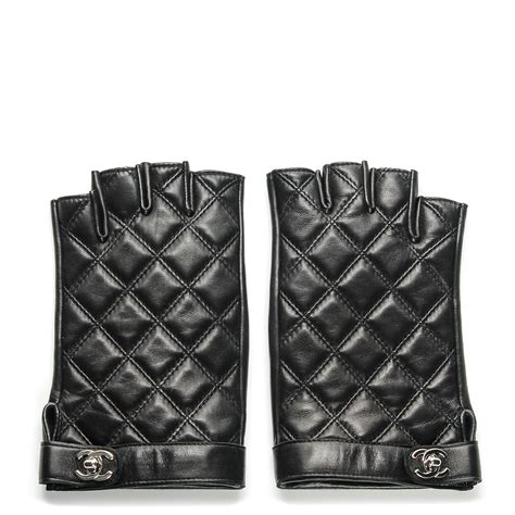 chanel fingerless gloves replica|chanel quilted gloves.